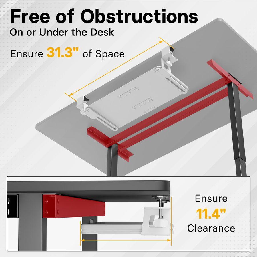 KMT01 Подстольная полка для клавиатуры, Выдвижная платформа для клавиатуры и мыши с C-образным зажимом, 25,6 x 11,8 дюйма, Экономия места белый
KMT01 Подстольная полка для клавиатуры, Выдвижная платформа для клавиатуры и мыши с C-образным зажимом, 25,6 x 11,8 дюйма, Экономия места белый