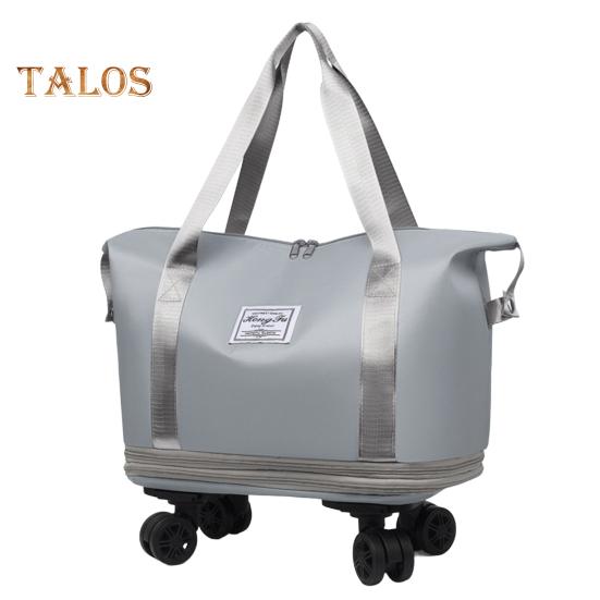 Дорожная сумка-тележка с колесами, водонепроницаемая расширяемая сумка для ночевки, портативная складная сумка для выходного дня, для путешествий, шопинга, спортзала серый
Дорожная сумка-тележка с колесами, водонепроницаемая расширяемая сумка для ночевки, портативная складная сумка для выходного дня, для путешествий, шопинга, спортзала серый