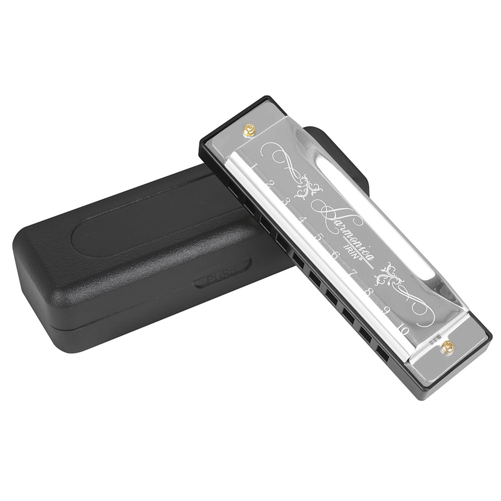 Standard Harmonica Key-of-C, Blues Harps Mouth Organ 10 Holes 20 Tones Harmonica for Beginners and Professionals
Standard Harmonica Key-of-C, Blues Harps Mouth Organ 10 Holes 20 Tones Harmonica for Beginners and Professionals