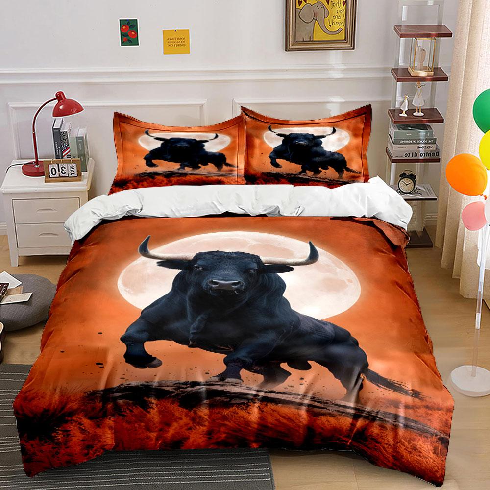 Black bull and moon. Bedding sets Duvet cover sets Duvet covers Pillowcases(1 * Duvet Cover 2 * Pillowcases without duvet insert) 135x200cm
Black bull and moon. Bedding sets Duvet cover sets Duvet covers Pillowcases(1 * Duvet Cover 2 * Pillowcases without duvet insert) 135x200cm