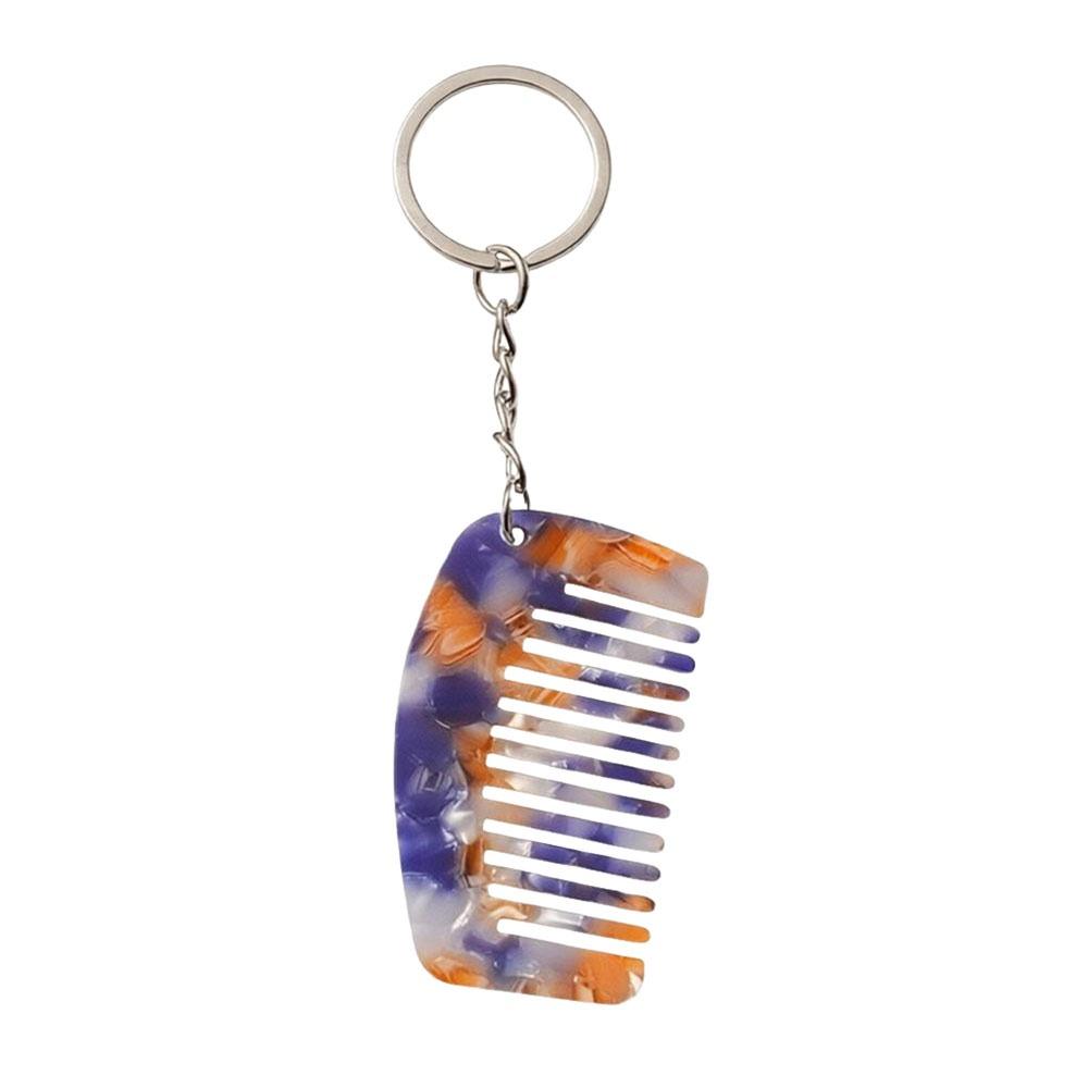 New Mini Comb Keychain Comb Colorful Resin Keyring Hanging Ornament Car Key Holder Bag Decoration
New Mini Comb Keychain Comb Colorful Resin Keyring Hanging Ornament Car Key Holder Bag Decoration