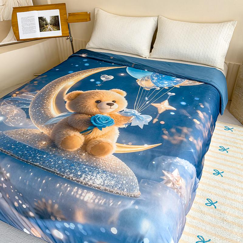 5D Digital Printed Quilt For Bed Queenking Cartoon Style Summer Quilt Ice Coolling Duvet For Summer Air Condition Quilt 150x200cm 1pc
5D Digital Printed Quilt For Bed Queenking Cartoon Style Summer Quilt Ice Coolling Duvet For Summer Air Condition Quilt 150x200cm 1pc