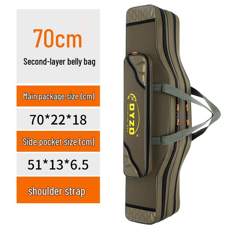 Waterproof Multi-Functional Large Capacity Fishing Rod and Gear Bag with Thickened Sea Rod Storage
Waterproof Multi-Functional Large Capacity Fishing Rod and Gear Bag with Thickened Sea Rod Storage