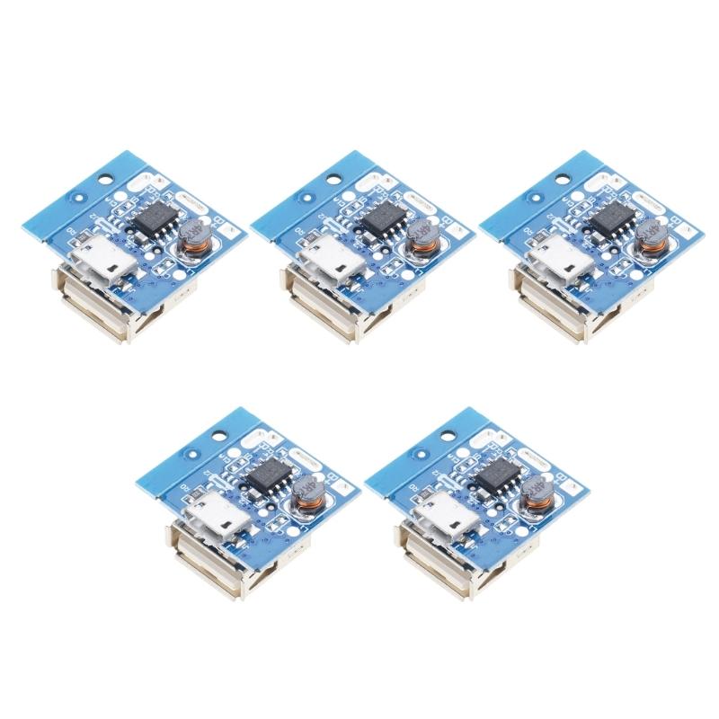 Набір з 5 5VBoost Підвищувальний Модуль Живлення Зарядка Літієвої Батареї Захист Плата 5V Вихід Кілька Інтерфейсів
Набір з 5 5VBoost Підвищувальний Модуль Живлення Зарядка Літієвої Батареї Захист Плата 5V Вихід Кілька Інтерфейсів
