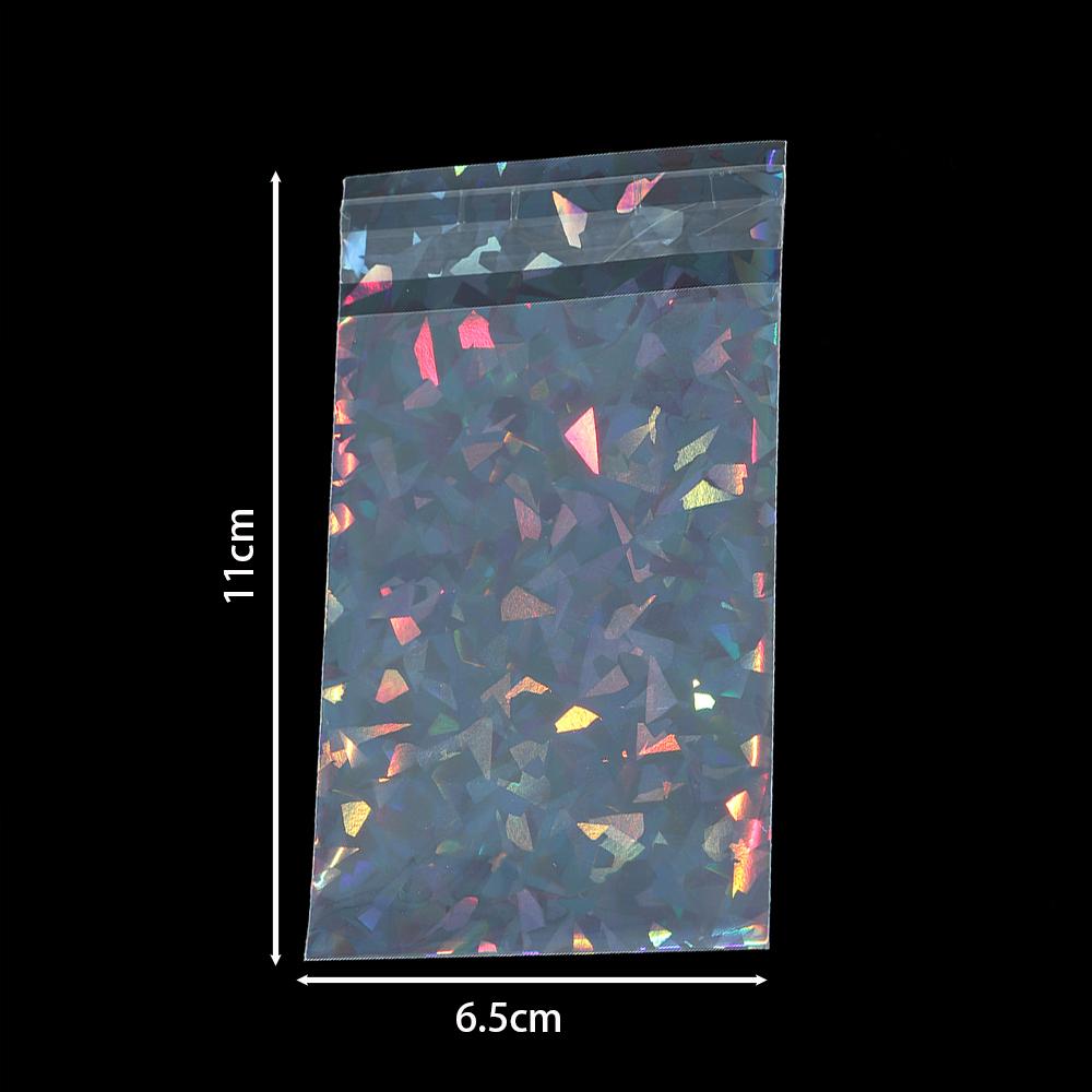 50pcs Holographic Shiny Transparent Plastic Bag Self Sealing Colorful Jewelry Bag for Necklace Bracelet Gift Packag Storage Bags
50pcs Holographic Shiny Transparent Plastic Bag Self Sealing Colorful Jewelry Bag for Necklace Bracelet Gift Packag Storage Bags