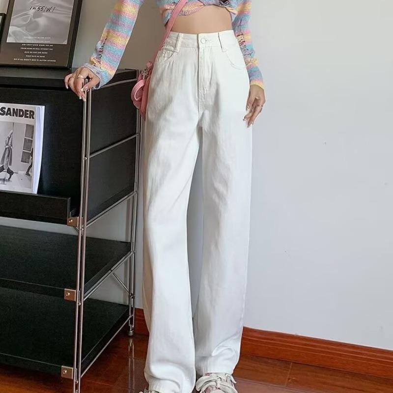 Women s White High Waist Wide Leg Jeans - Summer Thin, Plus Size, Versatile, Floor Length XS
Women s White High Waist Wide Leg Jeans - Summer Thin, Plus Size, Versatile, Floor Length XS