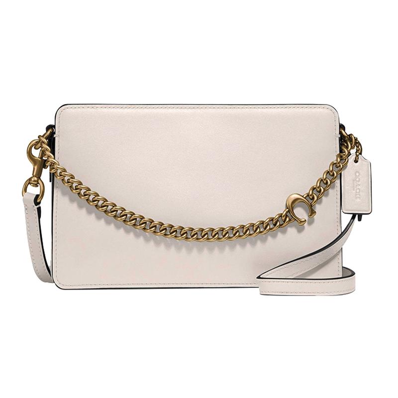 COACH Signature Chain Crossbody 23 Small Women s Classic Signature C Chain Chain Calf Leather Shoulder Crossbody Bag White білий
COACH Signature Chain Crossbody 23 Small Women s Classic Signature C Chain Chain Calf Leather Shoulder Crossbody Bag White білий
