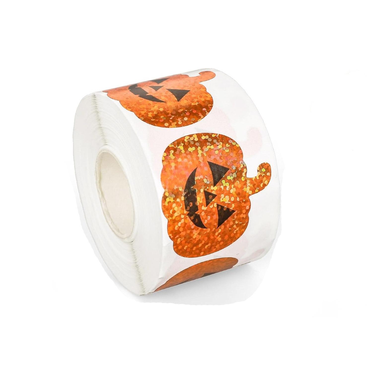 500pcs/roll Flash Laser Pumpkin Stickers Halloween Sticker Gift Seal Sticker Stationery Stickers Envelope Journal Decor about 3cm
500pcs/roll Flash Laser Pumpkin Stickers Halloween Sticker Gift Seal Sticker Stationery Stickers Envelope Journal Decor about 3cm
