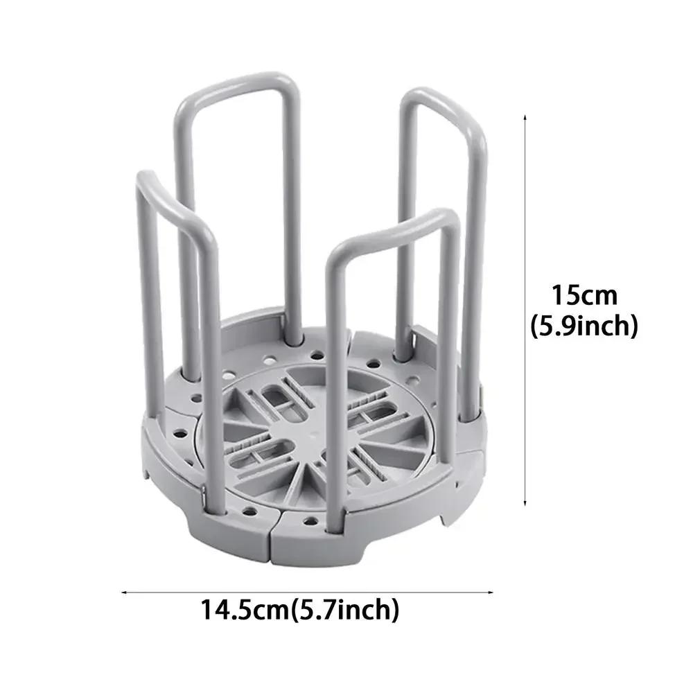 Retractable Desktop Bowl Holder, Removable Dishes Storage Rack Durable Bowl Storage Shelves Drain Cup Shelf for Kitchen Gadgets сірий колір
Retractable Desktop Bowl Holder, Removable Dishes Storage Rack Durable Bowl Storage Shelves Drain Cup Shelf for Kitchen Gadgets сірий колір
