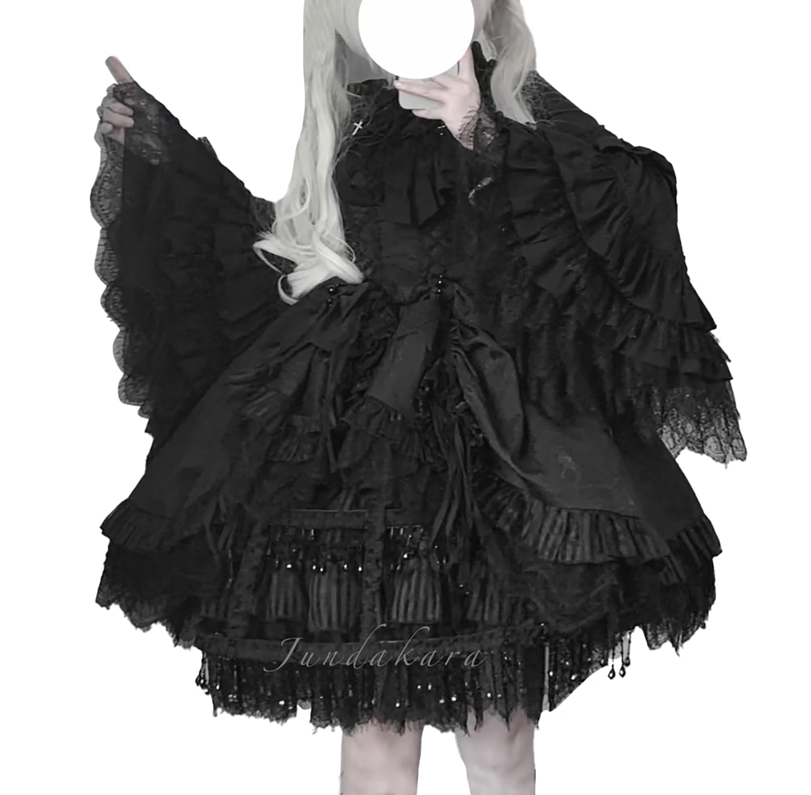 Блузка Jundakara с длинным рукавом, с крестом и жабо с драгоценностями, идеально подходит для Лолиты и Лэндмайн кружева и милая рубашка, французский девичий классический студенческий стиль, размер L
Блузка Jundakara с длинным рукавом, с крестом и жабо с драгоценностями, идеально подходит для Лолиты и Лэндмайн кружева и милая рубашка, французский девичий классический студенческий стиль, размер L