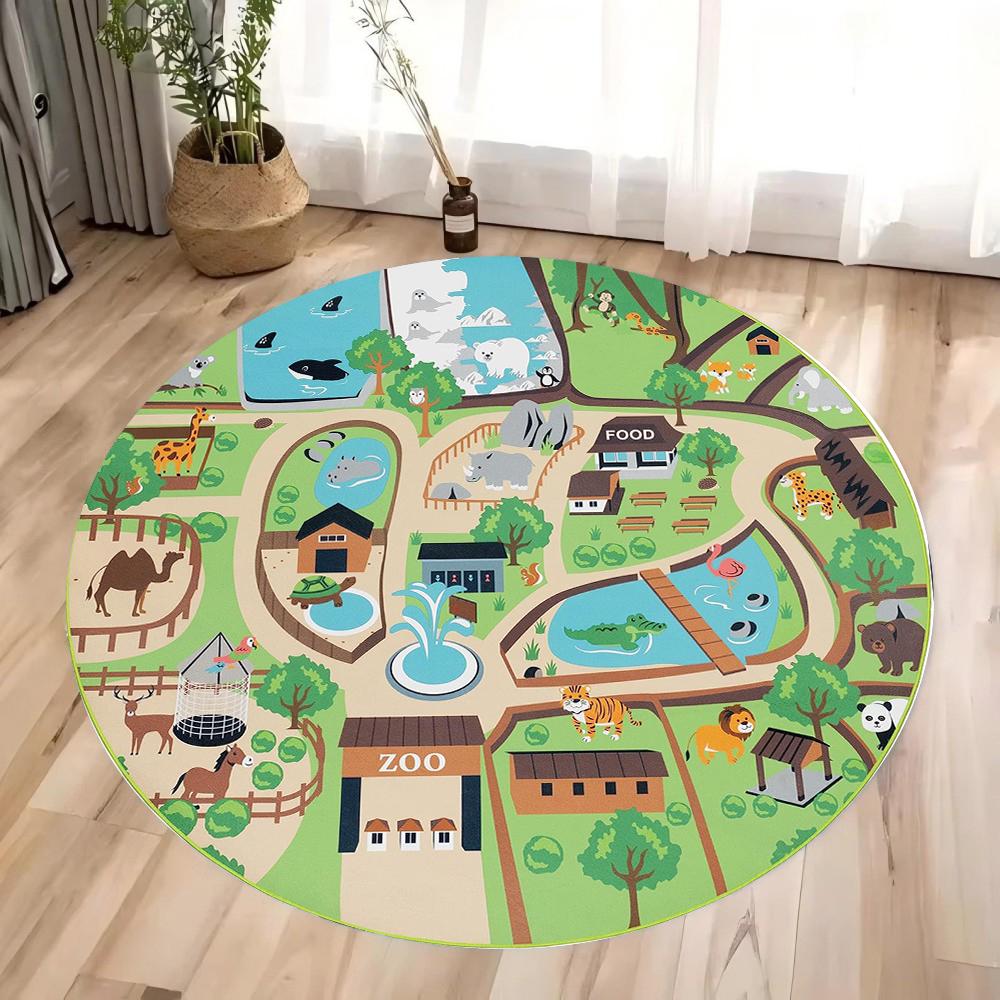 Traffic Road Kids Play Round Rug Educational Theme Children s Crawling Floormat Absorbent Soft Home Decor Carpet 60cm x 60cm
Traffic Road Kids Play Round Rug Educational Theme Children s Crawling Floormat Absorbent Soft Home Decor Carpet 60cm x 60cm