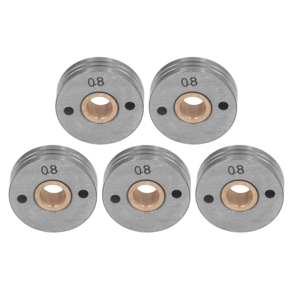 5PCS Steel Bearing Wire Feeder Wheel Double Drive 0.8‑1.0mm Groove Welding Wire Guide Rollers for BINZEl 15AK 24KD 36KD червоний
5PCS Steel Bearing Wire Feeder Wheel Double Drive 0.8‑1.0mm Groove Welding Wire Guide Rollers for BINZEl 15AK 24KD 36KD червоний