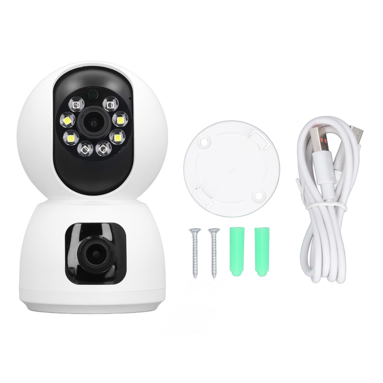 Dual Lens Indoor Camera 1080P Wireless WiFi Security Camera Color Night Vision Motion Tracking 2
Dual Lens Indoor Camera 1080P Wireless WiFi Security Camera Color Night Vision Motion Tracking 2
