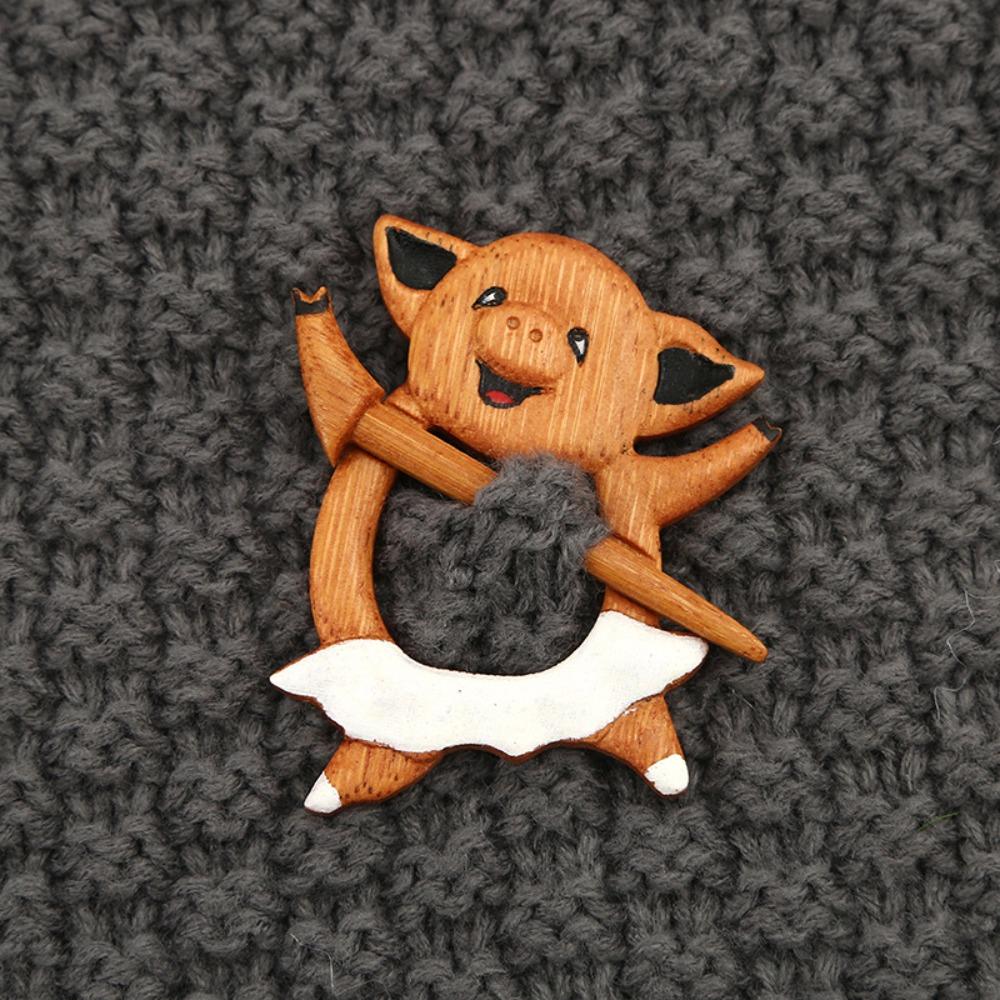 Bunny Dancing Piggy Wooden Brooch Maple Leaf Kitty Scarf Buckle Retro Animal Sweater Pin Sweater Style 9
Bunny Dancing Piggy Wooden Brooch Maple Leaf Kitty Scarf Buckle Retro Animal Sweater Pin Sweater Style 9