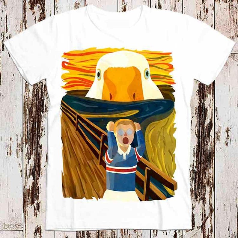 230 Gsm 100% Cotton Mess The Honk Get Bonk Goose The Scream Famous Painting Best Seller T Shirt Music Retro Top Tee Gift Cool Unisex 8579 3XL білий
230 Gsm 100% Cotton Mess The Honk Get Bonk Goose The Scream Famous Painting Best Seller T Shirt Music Retro Top Tee Gift Cool Unisex 8579 3XL білий