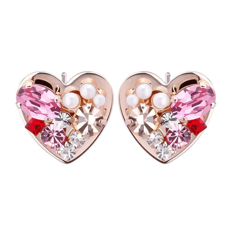 LOKUMI earrings made in Japan Preciosa crystal Compatible with metal allergies heart Bijou stud earrings Large swing Larger ladies simple Popularity
LOKUMI earrings made in Japan Preciosa crystal Compatible with metal allergies heart Bijou stud earrings Large swing Larger ladies simple Popularity
