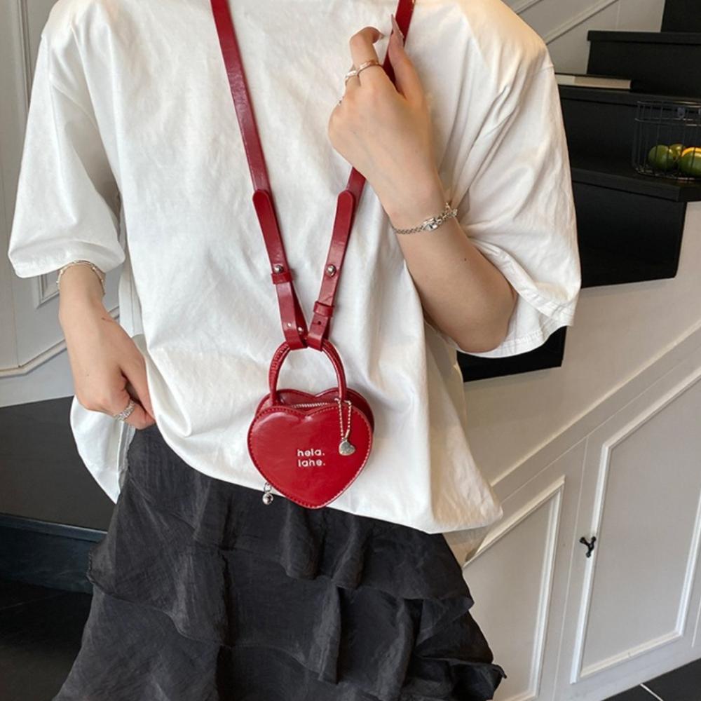 Solid Color Halterneck Heart Wallet Multifunction Shoulder Storage Bag Women Coin Purses Girls білий
Solid Color Halterneck Heart Wallet Multifunction Shoulder Storage Bag Women Coin Purses Girls білий
