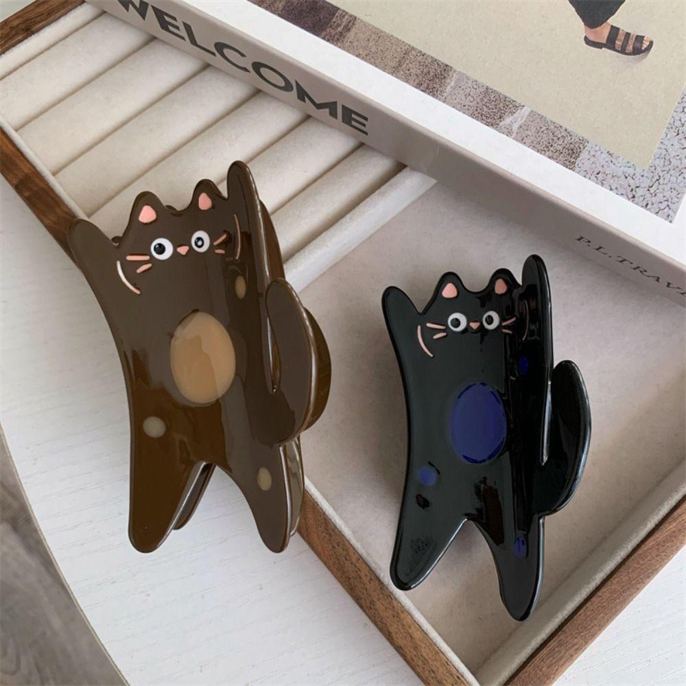 Acetic Acid Kitten Hair Claw Korean Style Hair Grab Clips Kawaii Cat Shark Clip Girl чорний
Acetic Acid Kitten Hair Claw Korean Style Hair Grab Clips Kawaii Cat Shark Clip Girl чорний
