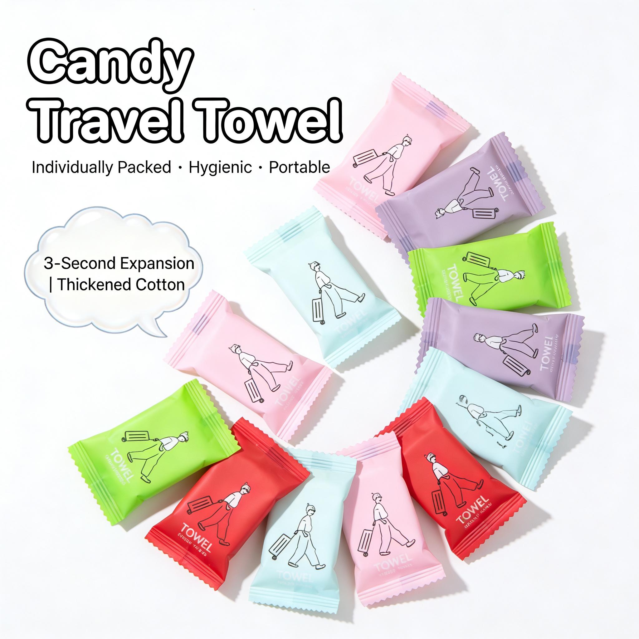 Compressed Candy Travel Towel Disposable Thickened Cotton Face Towel Individually Packed Portable for Travel Camping United States
Compressed Candy Travel Towel Disposable Thickened Cotton Face Towel Individually Packed Portable for Travel Camping United States