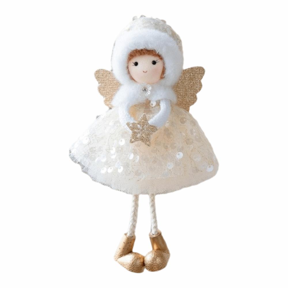Hanging Christmas Plush Doll 18cm Christmas Tree Decorations Cartoon Angel Doll Pendant Navidad шампанського
Hanging Christmas Plush Doll 18cm Christmas Tree Decorations Cartoon Angel Doll Pendant Navidad шампанського