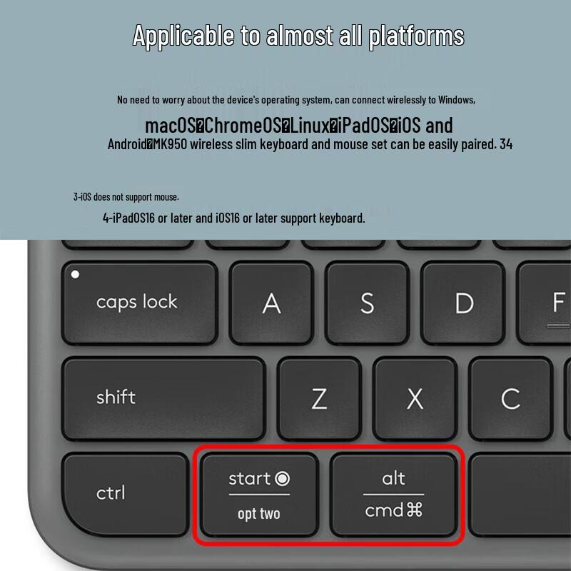 Logitech K950 Wireless Bluetooth Multi-Device Keyboard
Logitech K950 Wireless Bluetooth Multi-Device Keyboard