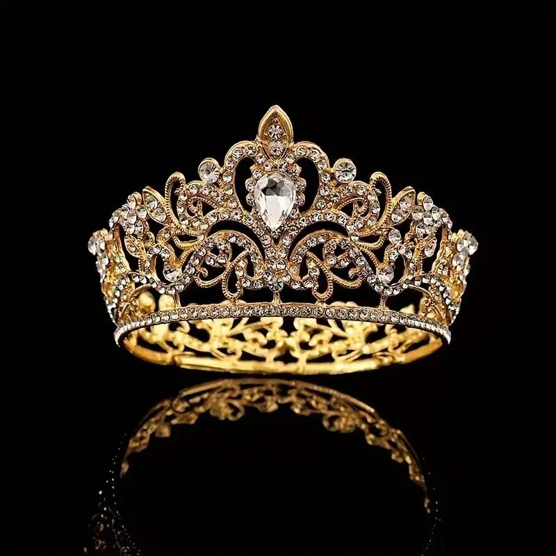 1pc Wedding Hair Accessory Crown Luxurious Rhinestone Dancing Party Birthday Headband Bride Wedding Hair Accessory Jewelry Crown
1pc Wedding Hair Accessory Crown Luxurious Rhinestone Dancing Party Birthday Headband Bride Wedding Hair Accessory Jewelry Crown