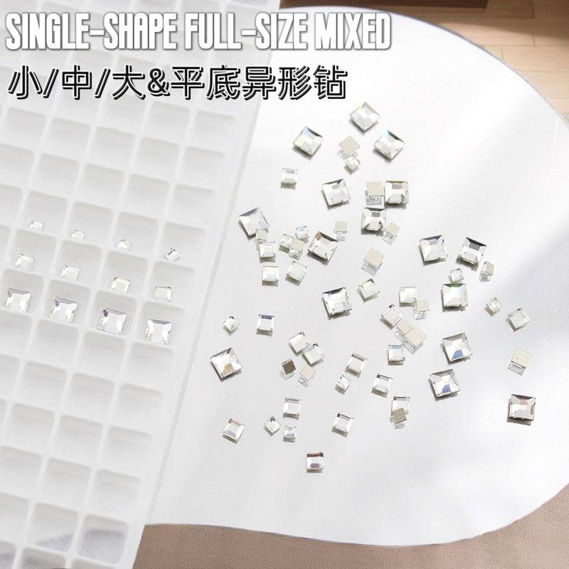 Special-Shaped Flat-Bottomed Diamond Nail Jewelry Mini Small Mixed-Plated Bottom Flash Love Glass Nail Diamond Jewelry 100 pcs
Special-Shaped Flat-Bottomed Diamond Nail Jewelry Mini Small Mixed-Plated Bottom Flash Love Glass Nail Diamond Jewelry 100 pcs