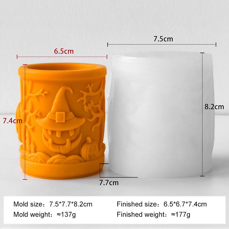 Сделай сам Хэллоуин Тыква Столб Силиконовая форма для свечей Ручная работа Аромагипс Смола Формы Череп Цилиндр Принадлежности для изготовления свечей
Сделай сам Хэллоуин Тыква Столб Силиконовая форма для свечей Ручная работа Аромагипс Смола Формы Череп Цилиндр Принадлежности для изготовления свечей