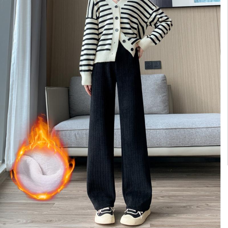 Wheat Ear Pattern for Women In Spring and Summer Draping Casual and Fashionable Straight Wide-leg Pants To Make Them Look Taller and Slimmer S
Wheat Ear Pattern for Women In Spring and Summer Draping Casual and Fashionable Straight Wide-leg Pants To Make Them Look Taller and Slimmer S