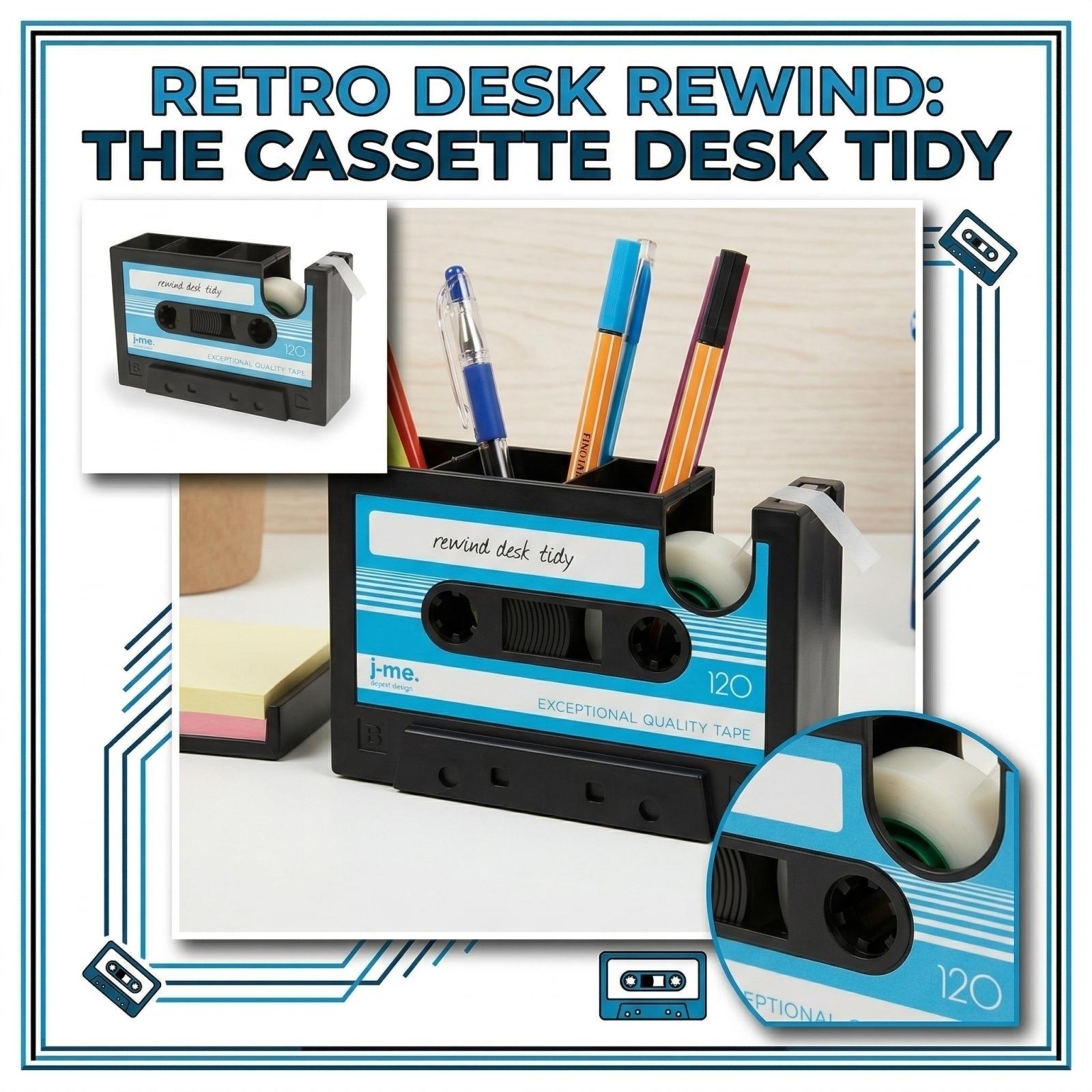 Retro Tape Shaped Tape Holder Cutter Desktop Storage Pen Holder one size синий
Retro Tape Shaped Tape Holder Cutter Desktop Storage Pen Holder one size синий