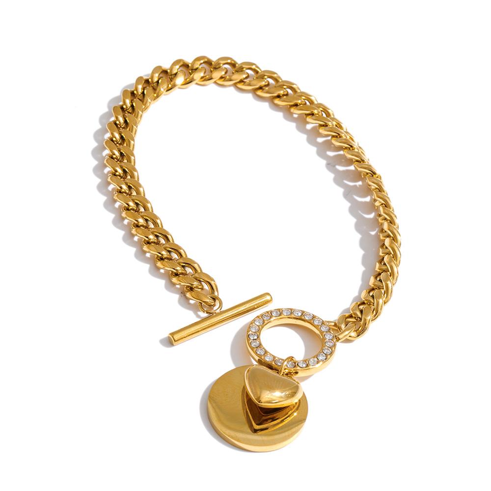 Yhpup Stainless Steel Handmade Polished Chain Necklace Bracelet Exquisite Fashion Classic High Quality Jewelry Set Waterproof
Yhpup Stainless Steel Handmade Polished Chain Necklace Bracelet Exquisite Fashion Classic High Quality Jewelry Set Waterproof