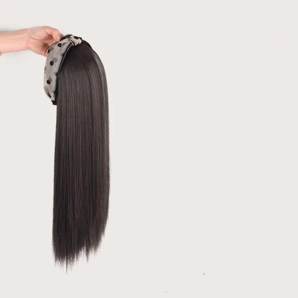 Fashion Hair Extension Synthetic Headband Natural Straight Hair Hairpieces Synthetic Replacement Hair Band Women чорний коричневого кольору
Fashion Hair Extension Synthetic Headband Natural Straight Hair Hairpieces Synthetic Replacement Hair Band Women чорний коричневого кольору