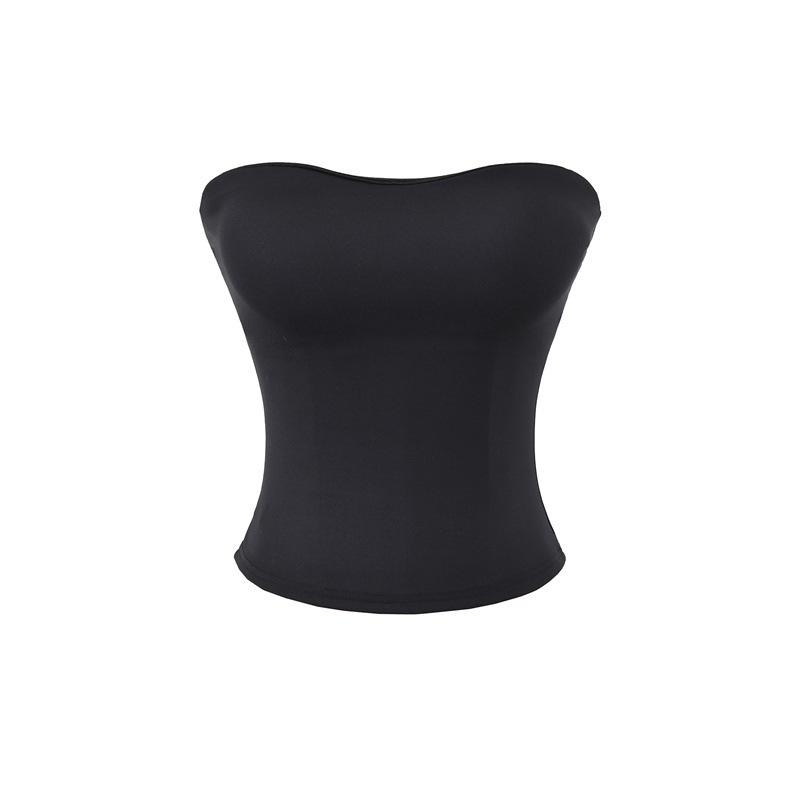 Pink Strapless Bandeau Top with Chest Pads - Women s Summer Versatile Outerwear L чёрный
Pink Strapless Bandeau Top with Chest Pads - Women s Summer Versatile Outerwear L чёрный