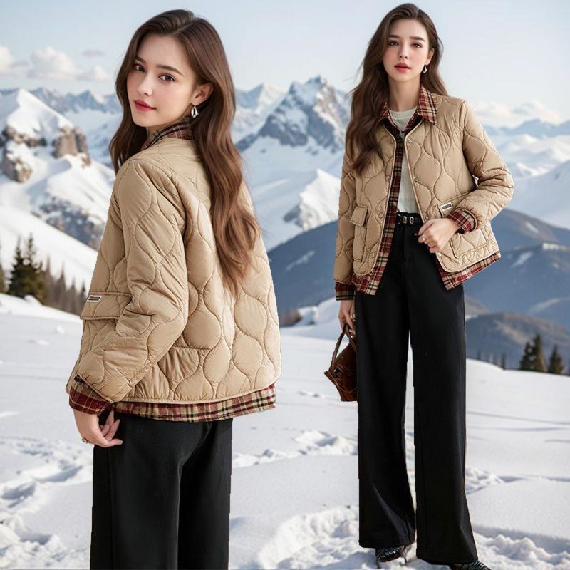 Куртка из двух частей с воротником-стойкой, легкая, короткая, зимняя, женская, с хлопковым оттенком, для сохранения тепла 4XL recommends 145-80 kg хаки
Куртка из двух частей с воротником-стойкой, легкая, короткая, зимняя, женская, с хлопковым оттенком, для сохранения тепла 4XL recommends 145-80 kg хаки