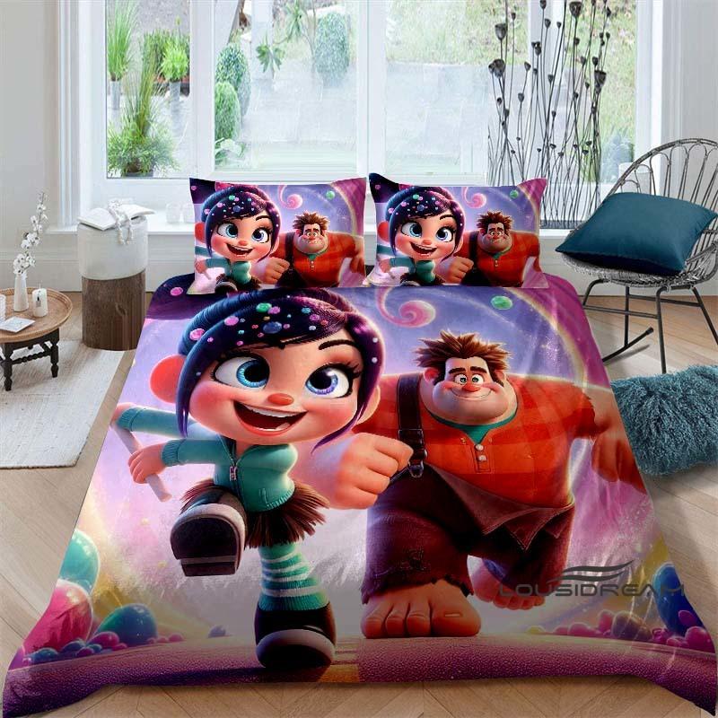 2026 New Animated Film Wreck-It Ralph Duvet Cover and Pillowcase Set, Children s Bedding Set, Bedroom Decor 135x200cm
2026 New Animated Film Wreck-It Ralph Duvet Cover and Pillowcase Set, Children s Bedding Set, Bedroom Decor 135x200cm