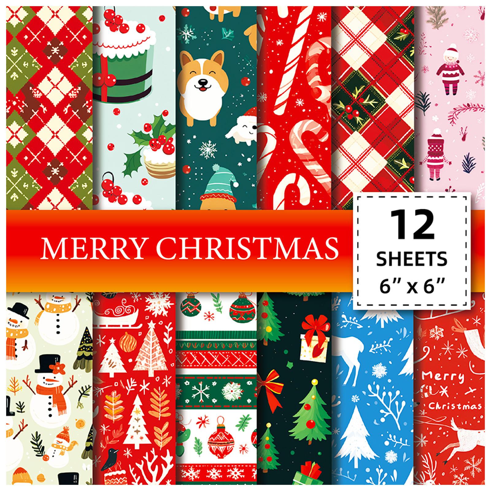 12 Christmas Red And Green Plaid Christmas Eve Gift Packaging Handbook Decorative Material Paper Decorative Backing Paper
12 Christmas Red And Green Plaid Christmas Eve Gift Packaging Handbook Decorative Material Paper Decorative Backing Paper