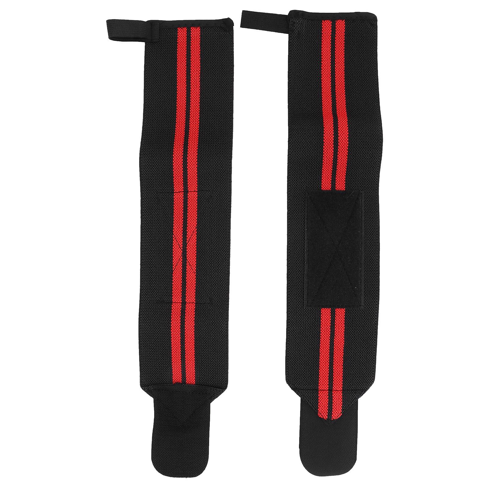 Бинты для запястья Тяжелая атлетика Профессиональный тренажерный зал Фитнес-тренировки Поддержка запястья Red