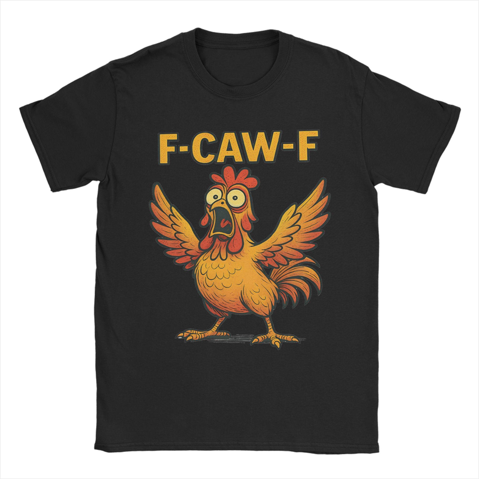 Men s T-Shirts Funny F-Caw-F Chicken Screaming Rooster Meme Humor 100% Cotton Tee Shirt Short Sleeve T Shirt O Neck Tops Unique M
Men s T-Shirts Funny F-Caw-F Chicken Screaming Rooster Meme Humor 100% Cotton Tee Shirt Short Sleeve T Shirt O Neck Tops Unique M