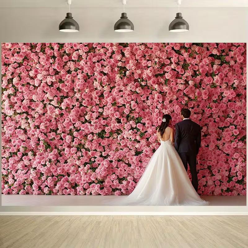 2D Pink Rose Flower Wall Backdrop for Engagement & Valentine s Day 47.2x31.5inch/120*80cm
2D Pink Rose Flower Wall Backdrop for Engagement & Valentine s Day 47.2x31.5inch/120*80cm