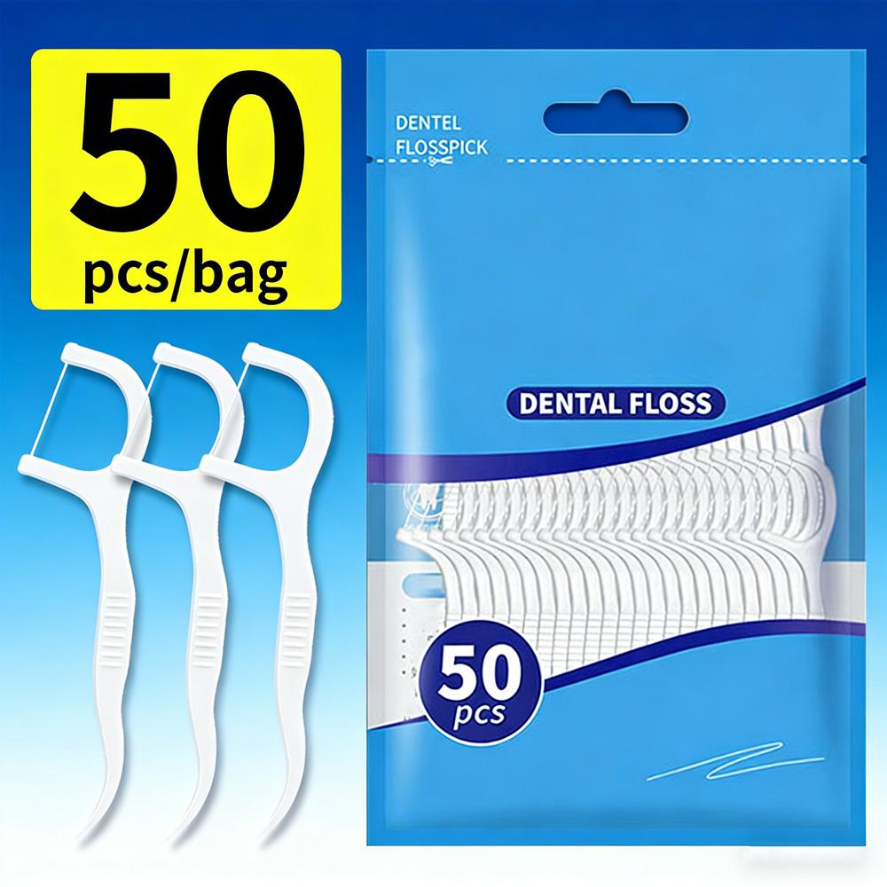 RIMI SMILE Elastic Ultra Thin High Polymer Smooth Floss Picks, 50/150/300 PCS | High Tensile Strength No Fraying & Anti-Break |
RIMI SMILE Elastic Ultra Thin High Polymer Smooth Floss Picks, 50/150/300 PCS | High Tensile Strength No Fraying & Anti-Break |