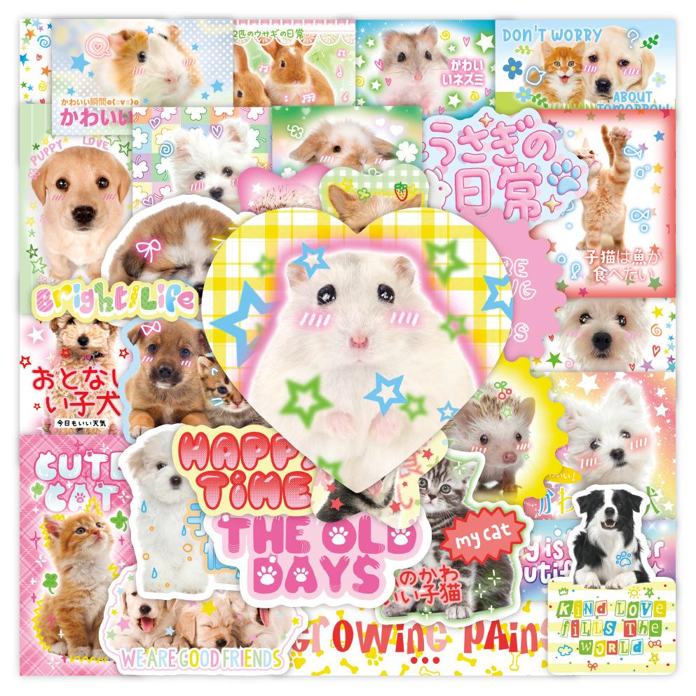 Retro Cute Cartoon Scrapbook Stickers Kawaii Puppy Kitten Bunny Journal DIY Decor Stationery Phone Shell Stickers
Retro Cute Cartoon Scrapbook Stickers Kawaii Puppy Kitten Bunny Journal DIY Decor Stationery Phone Shell Stickers
