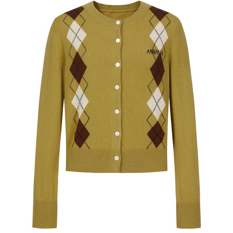 Jiuzi Annakou Women s Argyle 100% Wool Knitted Cardigan L
Jiuzi Annakou Women s Argyle 100% Wool Knitted Cardigan L