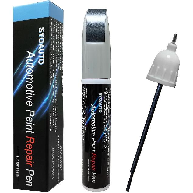 SYOAUTO Pearl White PPSW Touch Up Paint for Tesla Model Y 3 X S Car Touch Up Paint Pen 0.4 oz Automotive Scratch Repair Pen Brush and Tip 2 in 1 Pen Stealth Grey (PN01)
SYOAUTO Pearl White PPSW Touch Up Paint for Tesla Model Y 3 X S Car Touch Up Paint Pen 0.4 oz Automotive Scratch Repair Pen Brush and Tip 2 in 1 Pen Stealth Grey (PN01)