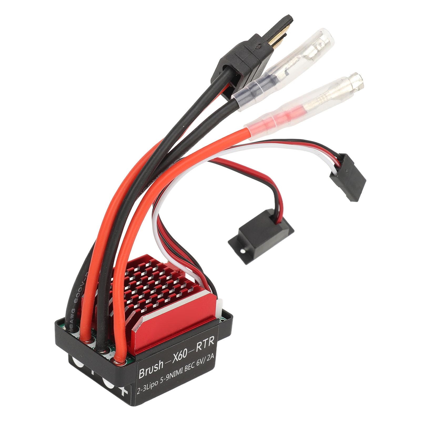 Brushed ESC Bidirectional 320A with Brake Brushed Electronic Speed Controller for 1/10 RC Car Boat
Brushed ESC Bidirectional 320A with Brake Brushed Electronic Speed Controller for 1/10 RC Car Boat