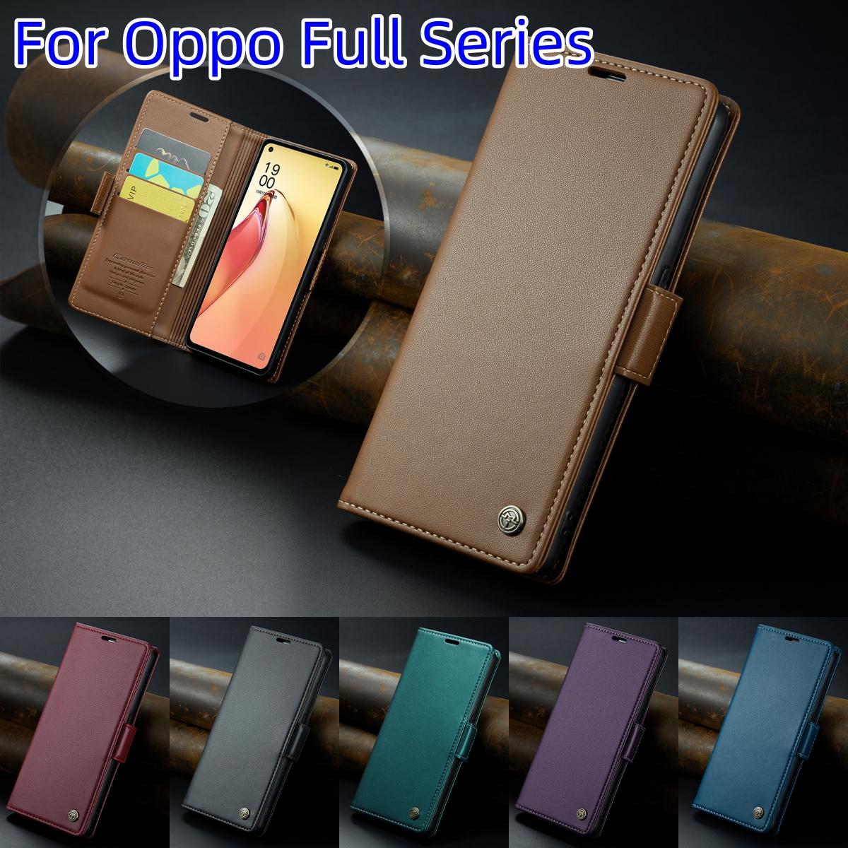 Чехол для Oppo Full Series, роскошный чехол из искусственной кожи премиум-класса с боковой пряжкой и клапаном, кожаный чехол, дизайн слота для карт, функция блокировки RFID
Чехол для Oppo Full Series, роскошный чехол из искусственной кожи премиум-класса с боковой пряжкой и клапаном, кожаный чехол, дизайн слота для карт, функция блокировки RFID