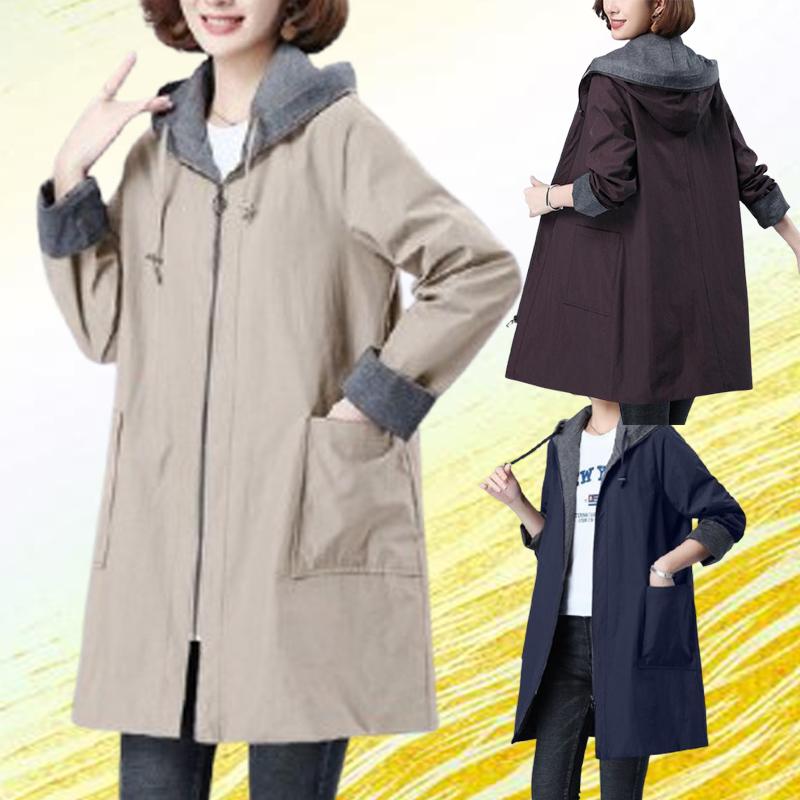 Новая куртка с капюшоном большого размера 7XL женское пальто весна осень спортивная верхняя одежда длинная ветровка женское модное пальто трендовые топы S темно-фиолетового 
Новая куртка с капюшоном большого размера 7XL женское пальто весна осень спортивная верхняя одежда длинная ветровка женское модное пальто трендовые топы S темно-фиолетового