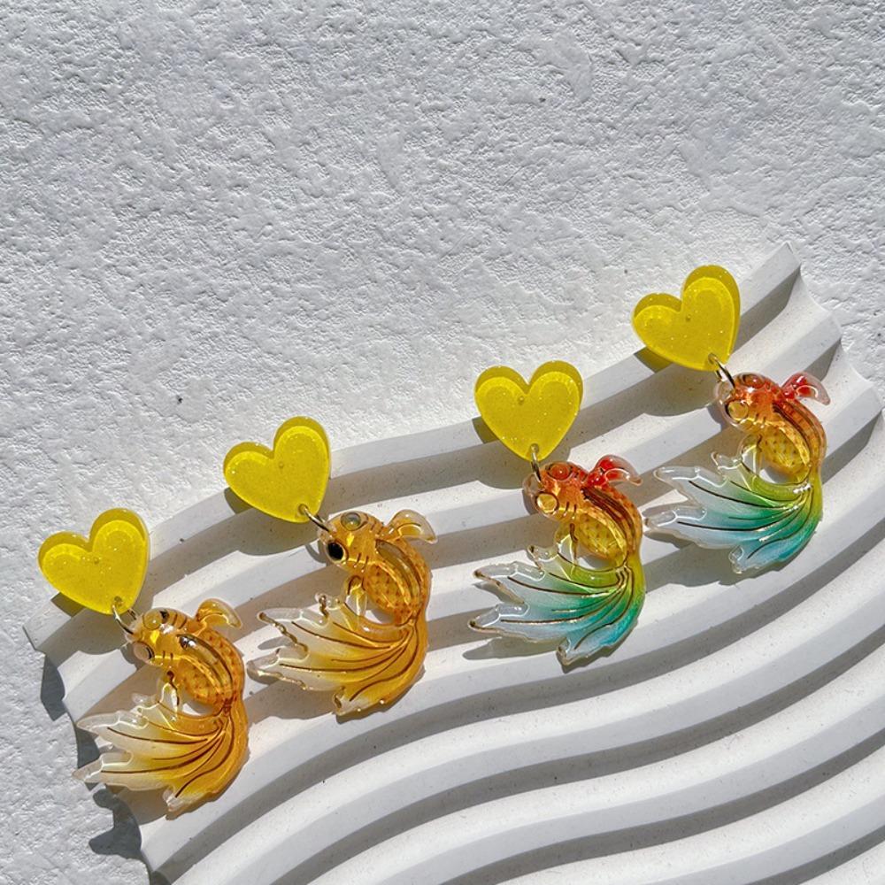 Ins Goldfish Earrings Cartoon Carp Coloured Fish Earrings Unique Fish Pendant Ear Stud Lady/Gifts розы красного
Ins Goldfish Earrings Cartoon Carp Coloured Fish Earrings Unique Fish Pendant Ear Stud Lady/Gifts розы красного