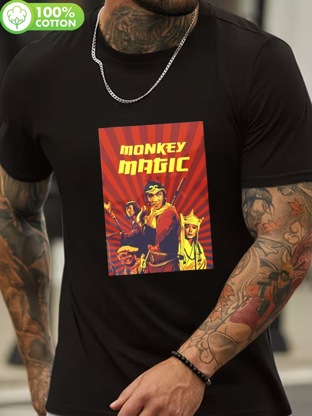 Retro 70S Monkey Magic Kung Fu TV Series T-Shirt - Vintage Logo And Character Artwork XL
Retro 70S Monkey Magic Kung Fu TV Series T-Shirt - Vintage Logo And Character Artwork XL
