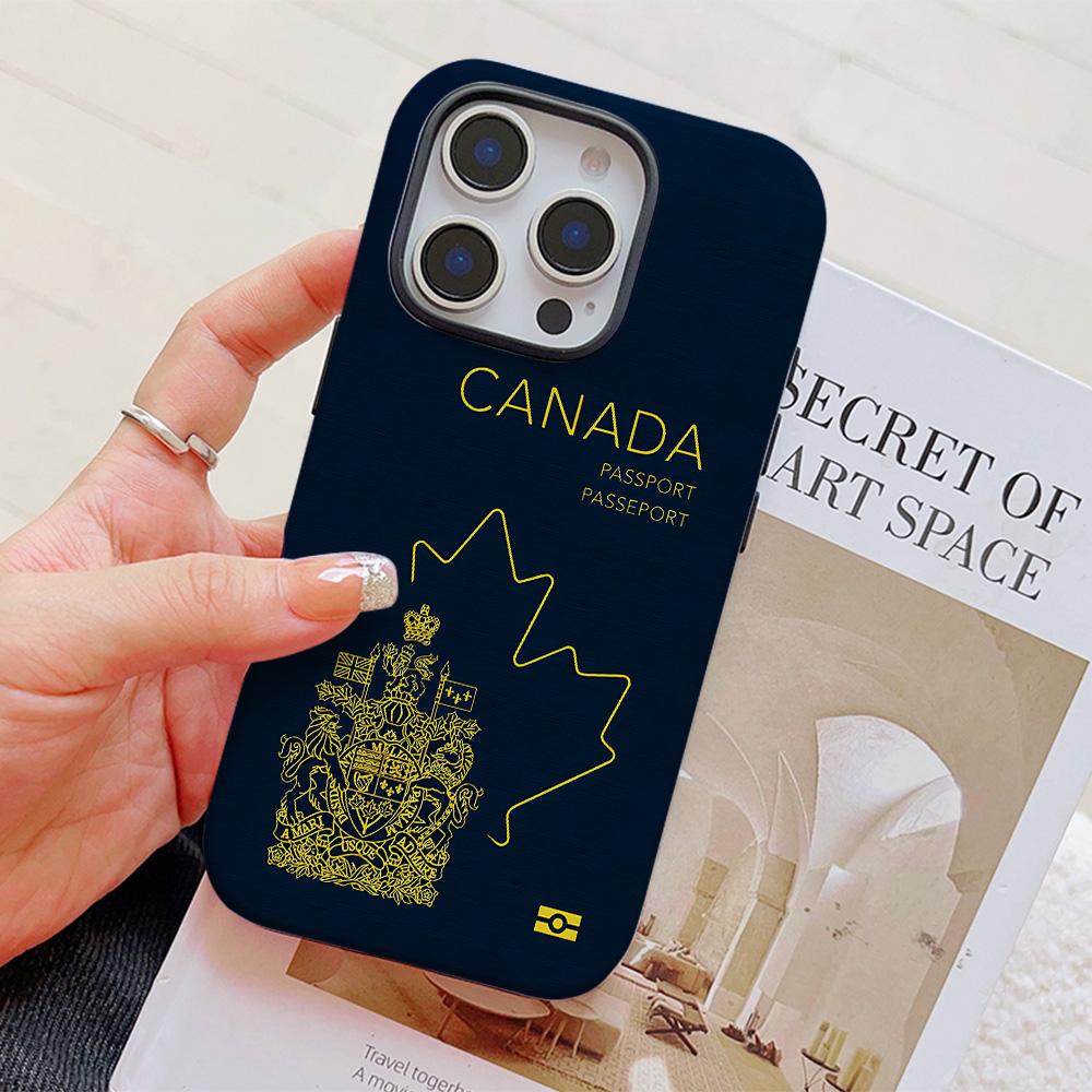 Canada Passport Phone Case for iPhone 17 16 15 14 13 12 11 X XS XR XSMAX 7 8 Air Pro Max Plus Luxury Double-layer Back Cover iPhone 11
Canada Passport Phone Case for iPhone 17 16 15 14 13 12 11 X XS XR XSMAX 7 8 Air Pro Max Plus Luxury Double-layer Back Cover iPhone 11