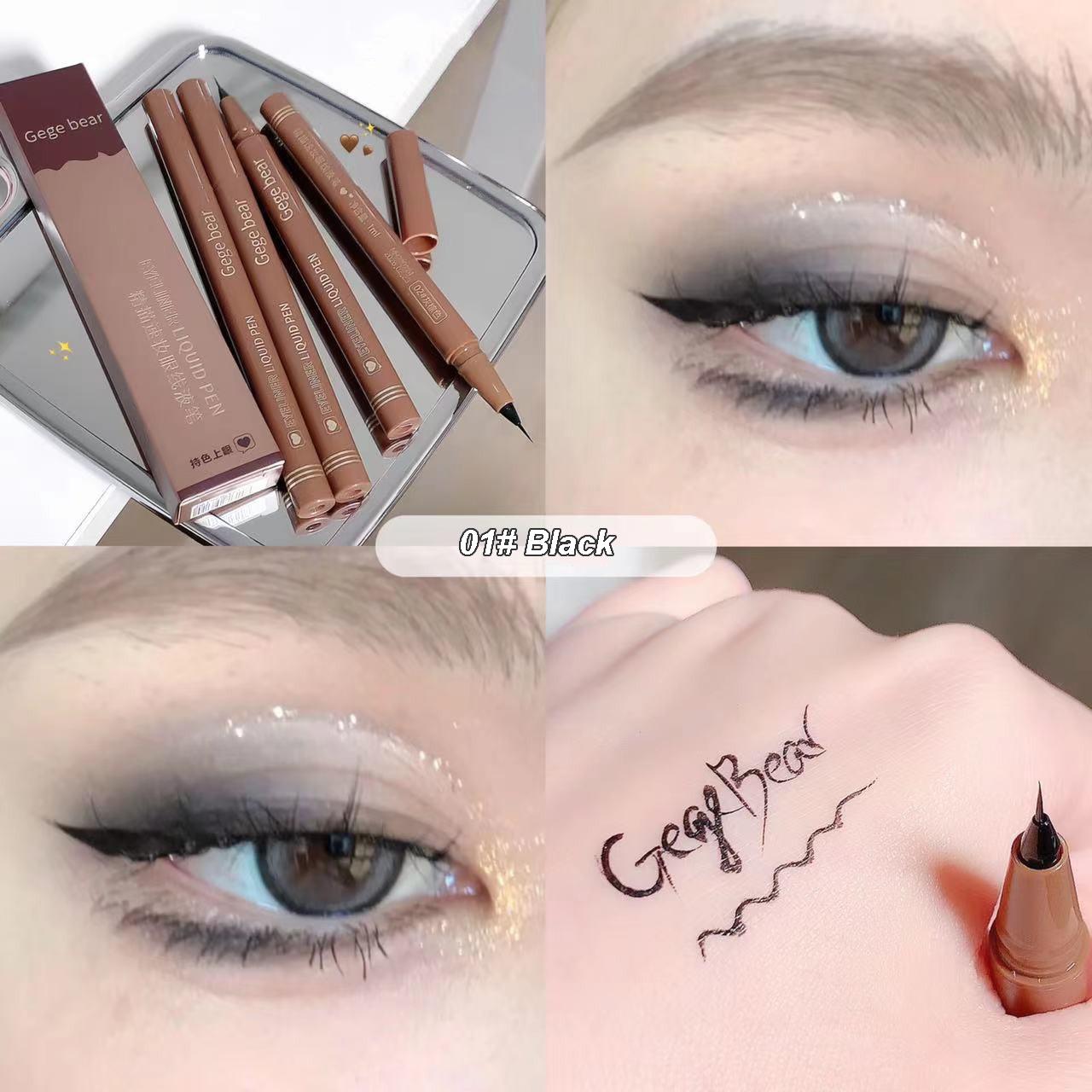 Gege Bear Liquid Eyeliner Pen Waterproof Smudge-proof Fast and Precise Makeup Quick and Smooth Drying Lower Eyelash Pen
Gege Bear Liquid Eyeliner Pen Waterproof Smudge-proof Fast and Precise Makeup Quick and Smooth Drying Lower Eyelash Pen